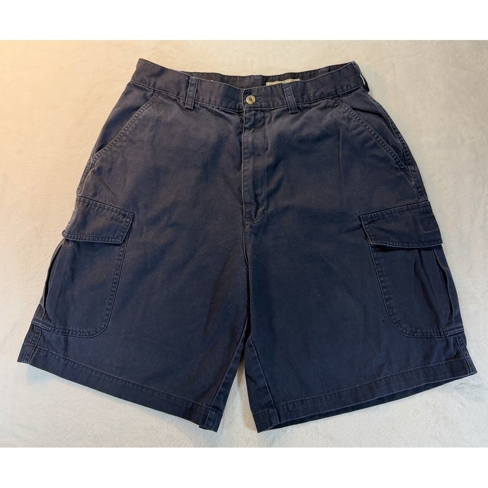 VTG Y2K Bugle Boy Men's Baggy Cargo Shorts 32 Cotton Skater Grunge 90's Retro